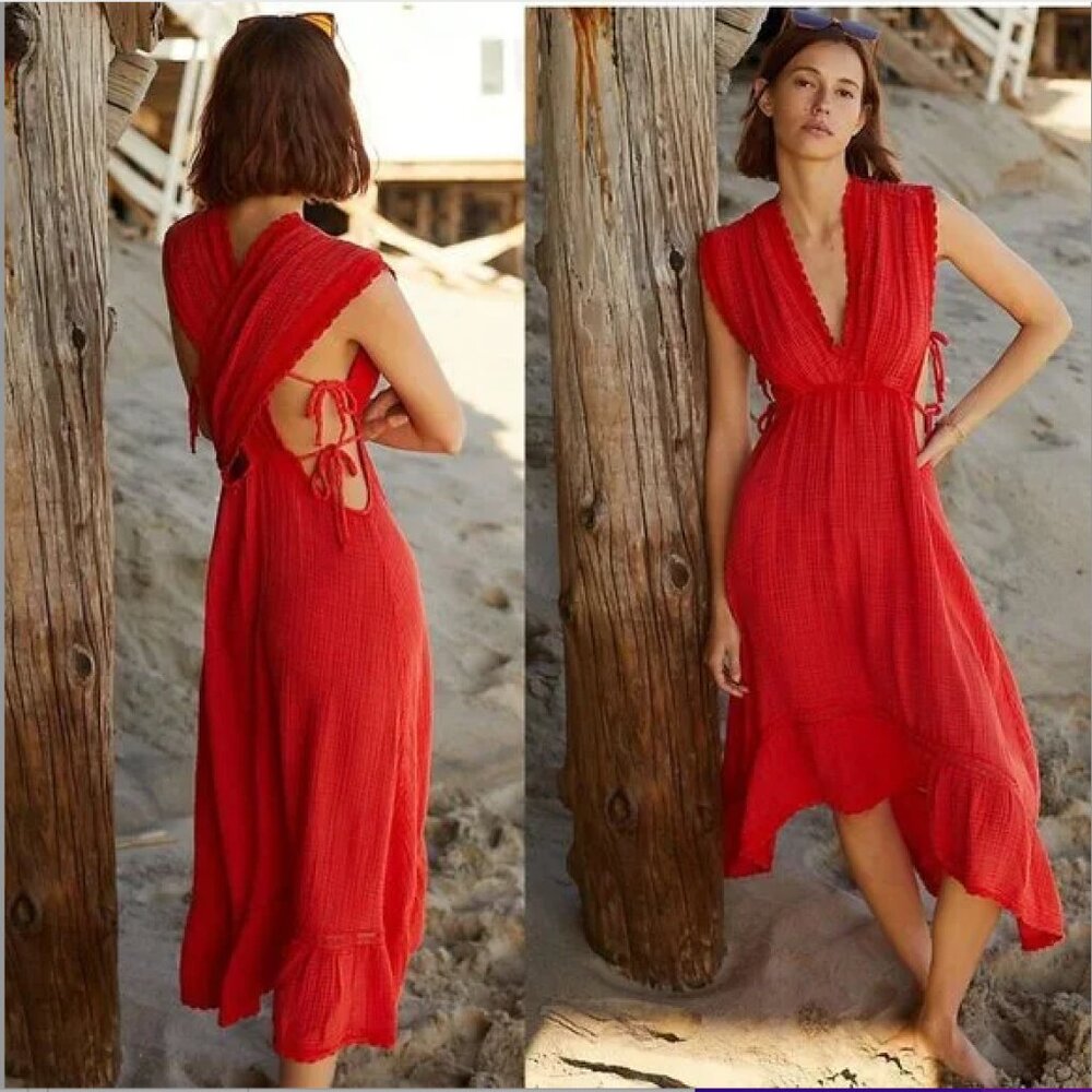 (NWT) Anthropologie | The Silvana High-Low Cover-Up Dress